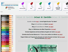 Tablet Screenshot of escolaeugeniodecastro.pt